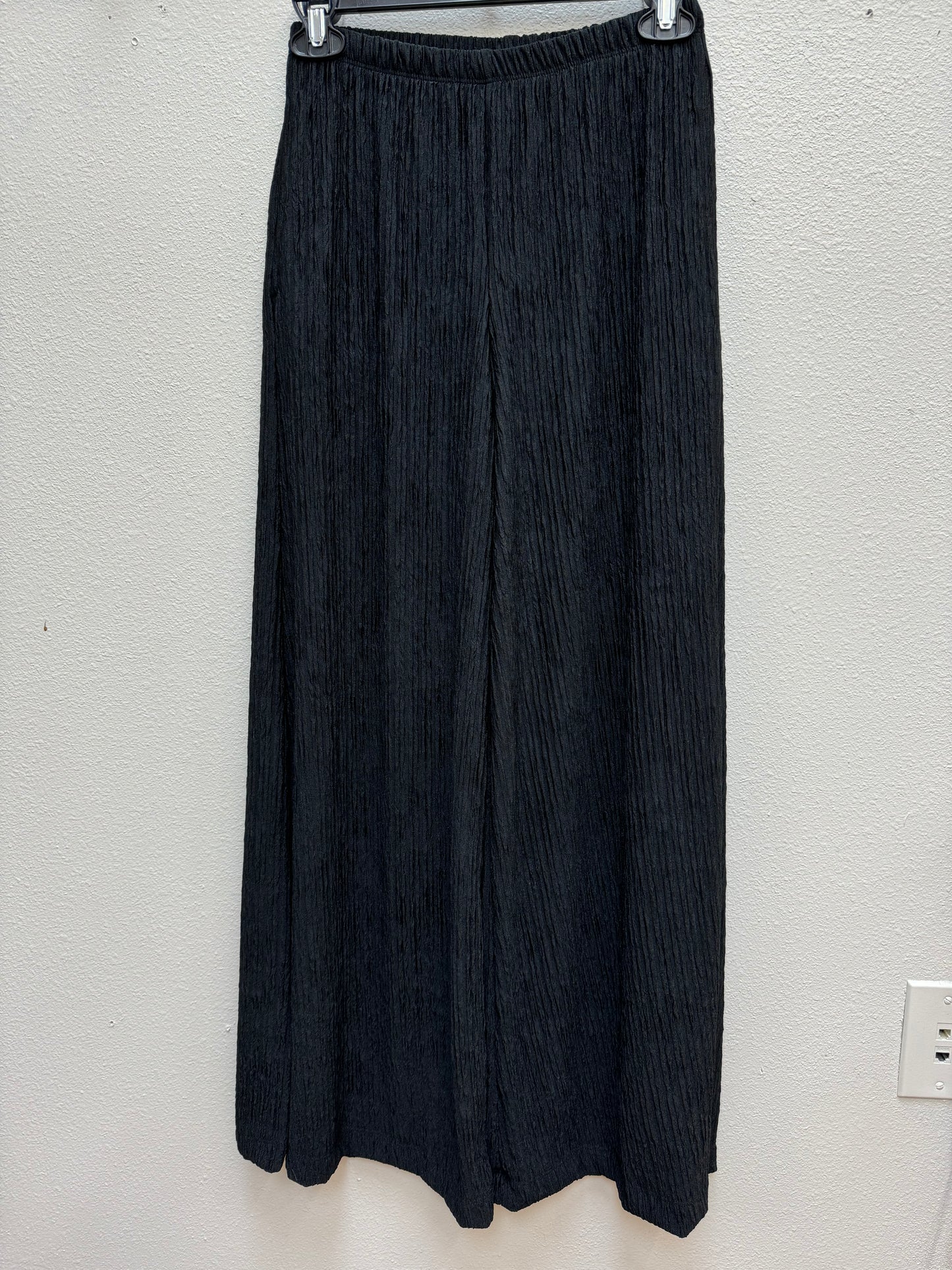 INOAH BLK WIDE LEG PANTS