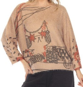 INOAH DIVA DOLMAN SLV FURRY SWTR